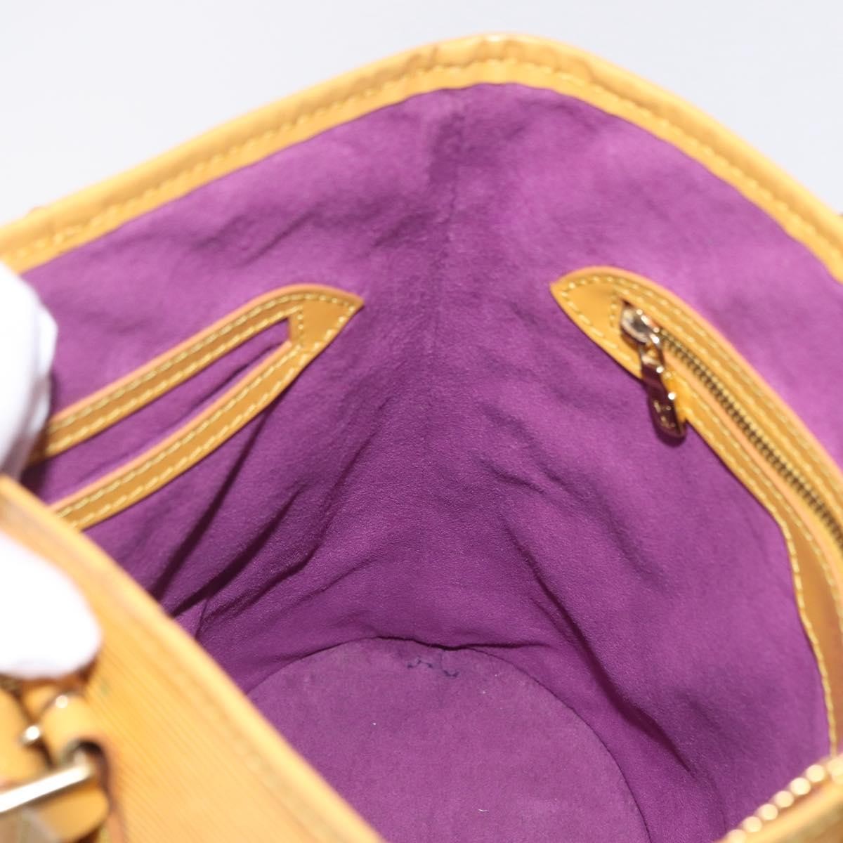 Louis Vuitton Petit Bucket Epi Leather, Yellow, Leather, Handbag