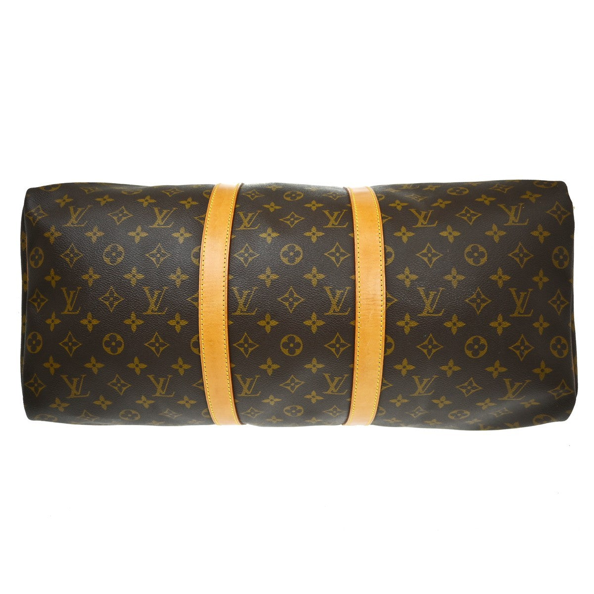 Louis Vuitton Keepall Monogram Canvas, Brown, Canvas, Travel Bag