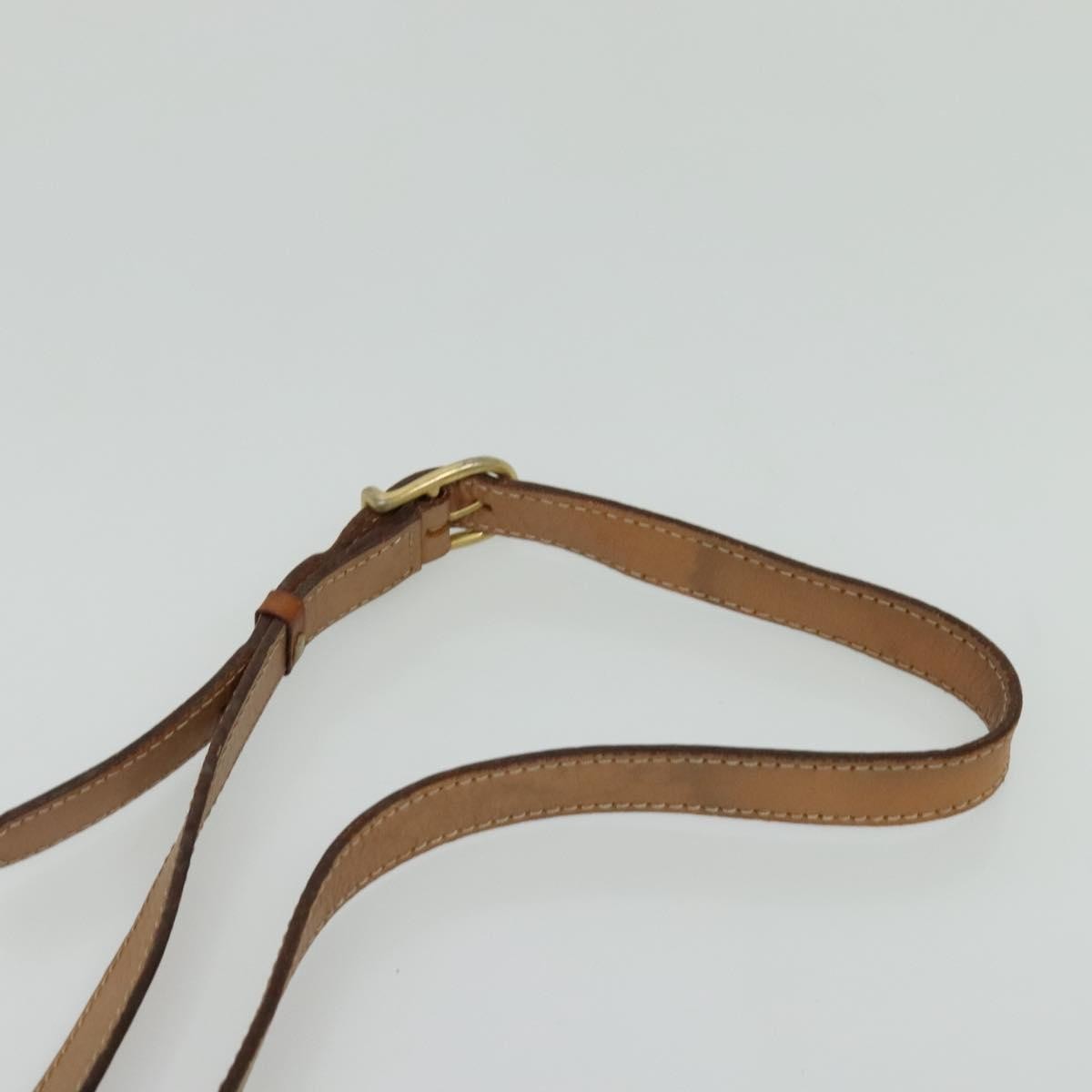 Celine Vintage Macadam Circle Logo Canvas and Leather, Brown, Canvas, Shoulder Bag