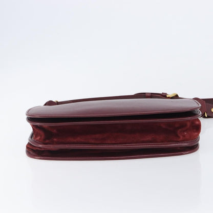 Cartier Must De Cartier Leather, Burgundy, Leather, Shoulder Bag