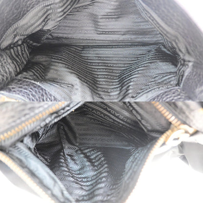 Prada Tessuto Tote nylon and leather, Black, Nylon, Handbag