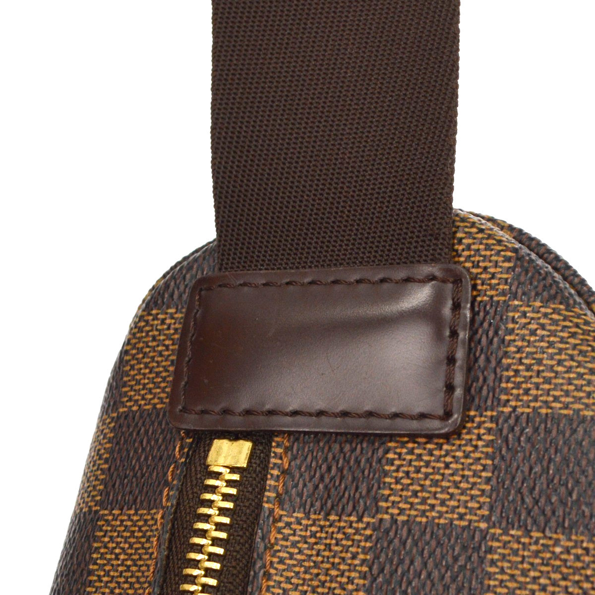 Louis Vuitton Melville Waist Damier Ebene, Brown, Canvas, Shoulder Bag