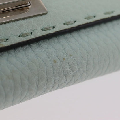 Fendi Selleria Peekaboo Leather, Green, Leather, Wallet