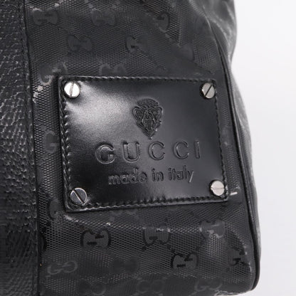 Gucci Indy Tote PVC Leather, Black, PVC, Tote Bag
