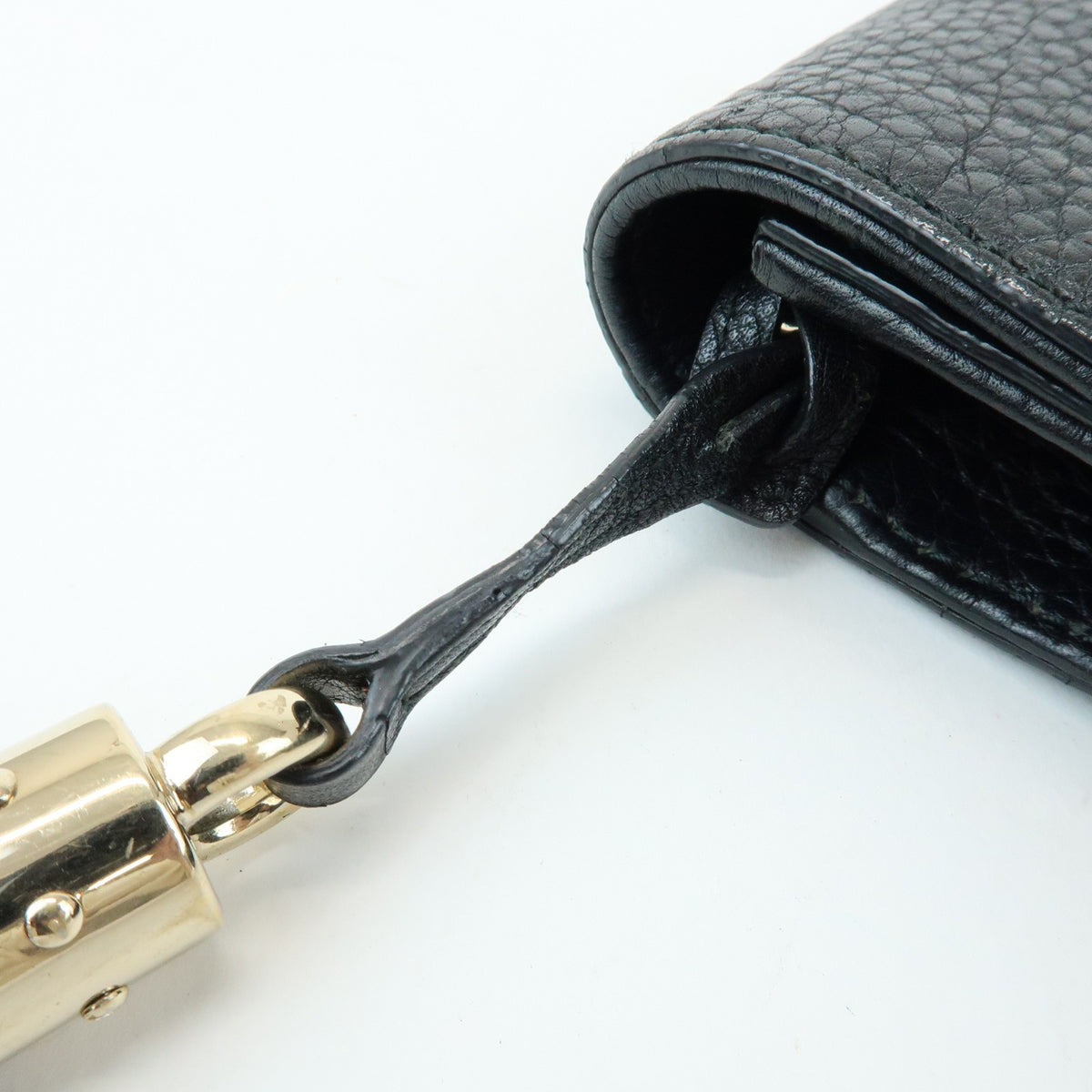 Gucci Soho Clutch Leather, Black, Leather, Clutch