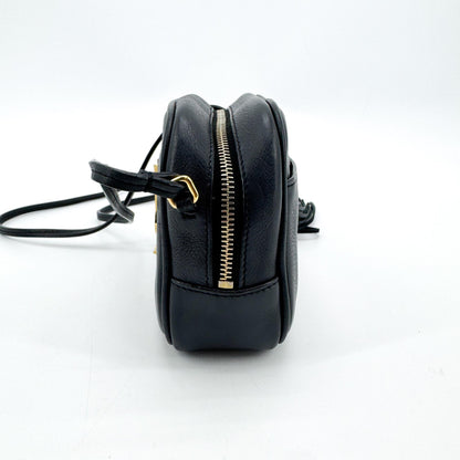 Saint Laurent Classic Monogram Blogger Leather, Black, Leather, Crossbody Bag