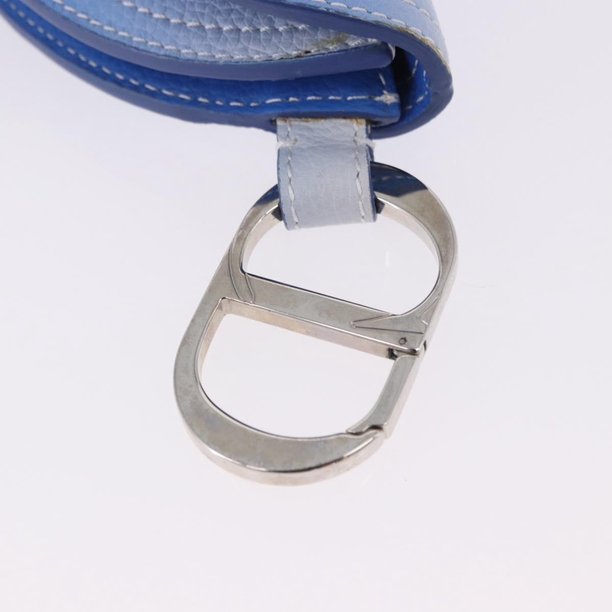 Christian Dior Saddle Wristlet Clutch Leather, Blue, Leather, Clutch