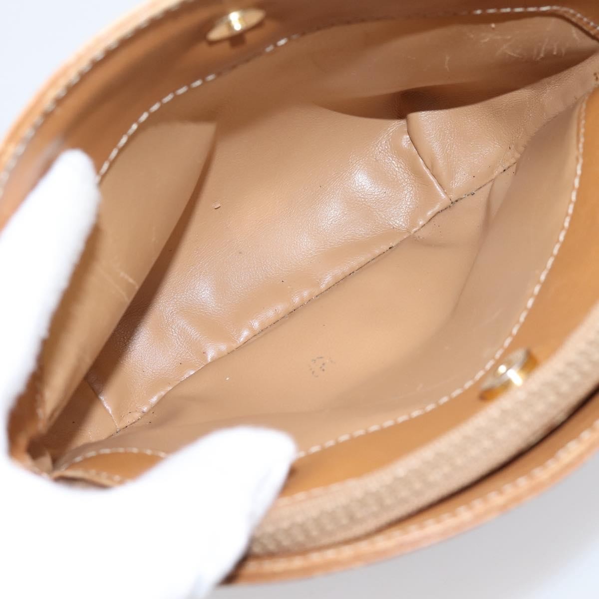 Celine Macadam Shoulder Canvas, Brown, Canvas, Crossbody Bag