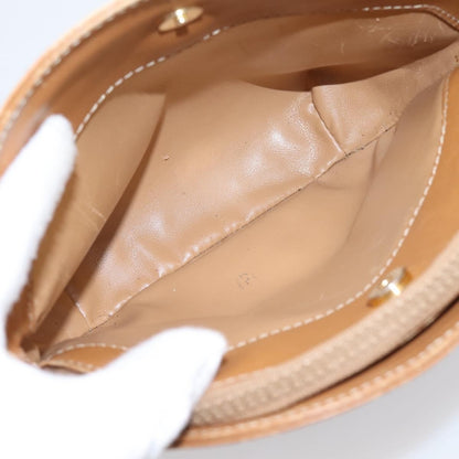 Celine Macadam Shoulder Canvas, Brown, Canvas, Crossbody Bag