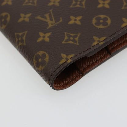 Louis Vuitton Agenda Cover Monogram Canvas, Brown, Canvas, Wallet