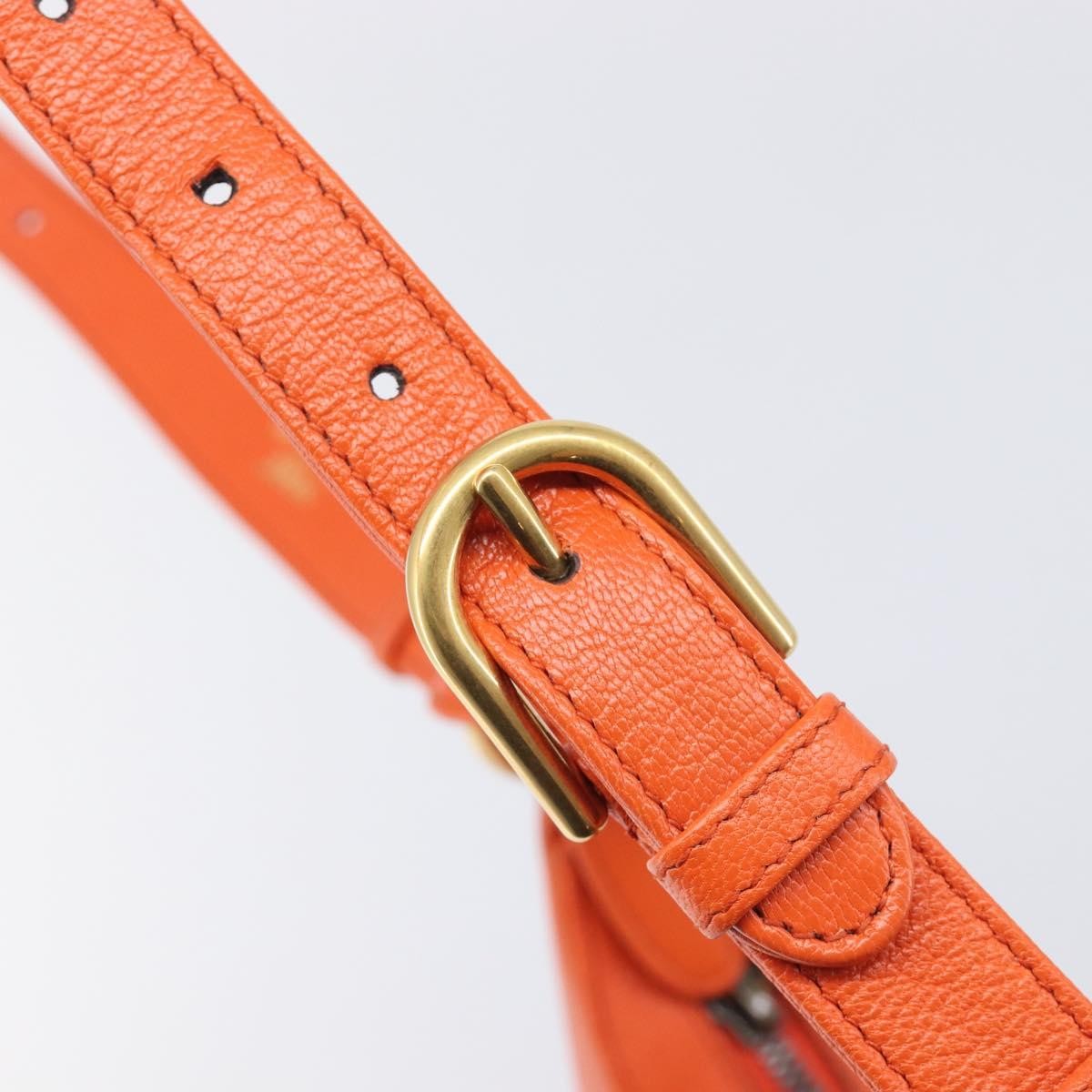 Gucci Aphrodite Leather, Orange, Leather, Shoulder Bag