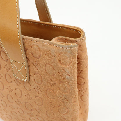 Celine C Macadam Suede, Beige, Suede, Handbag