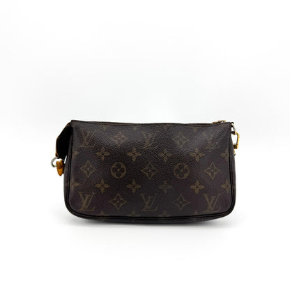 Louis Vuitton Louis Vuitton Monogramme Pochette Monogramme Canvas, Brown, Canvas, Clutch