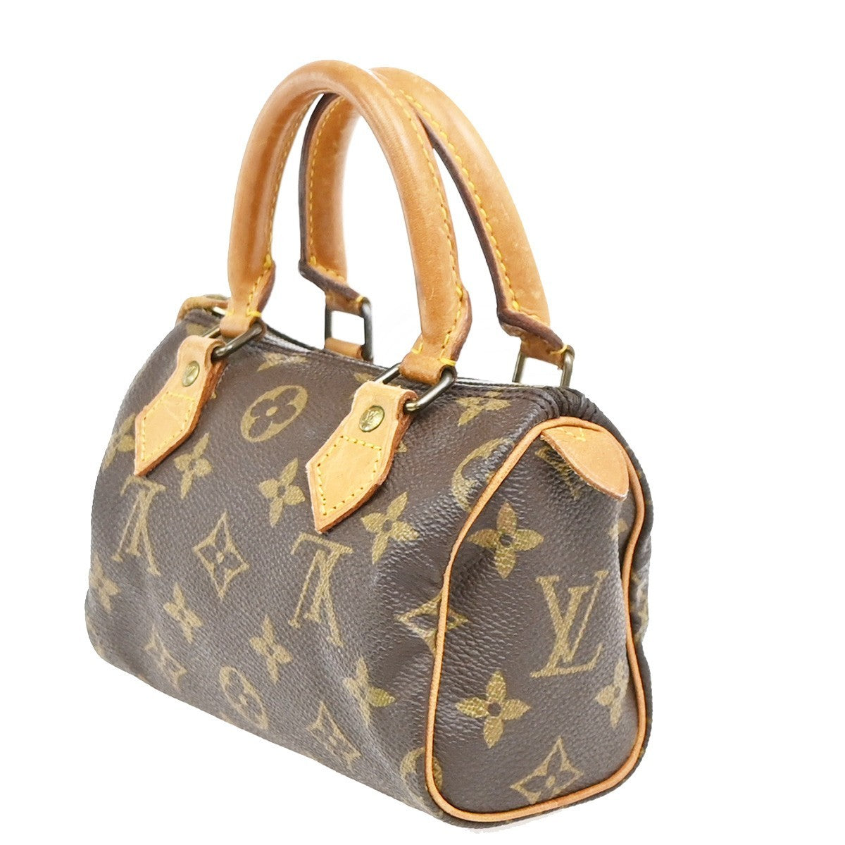 Louis Vuitton Speedy Mini HL Monogram Canvas, Brown, Canvas, Handbag