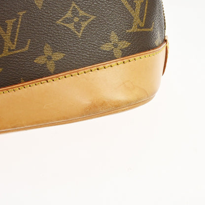 Louis Vuitton Vintage Alma Monogram Canvas, Brown, Canvas, Handbag