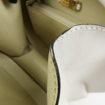 Loewe Vintage Leather, White, Leather, Shoulder Bag