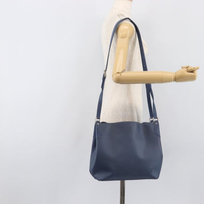 Louis Vuitton Mandara Epi Leather, Blue, Leather, Shoulder Bag