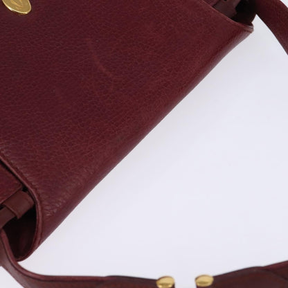 Cartier Must de Cartier Leather, Burgundy, Leather, Bag
