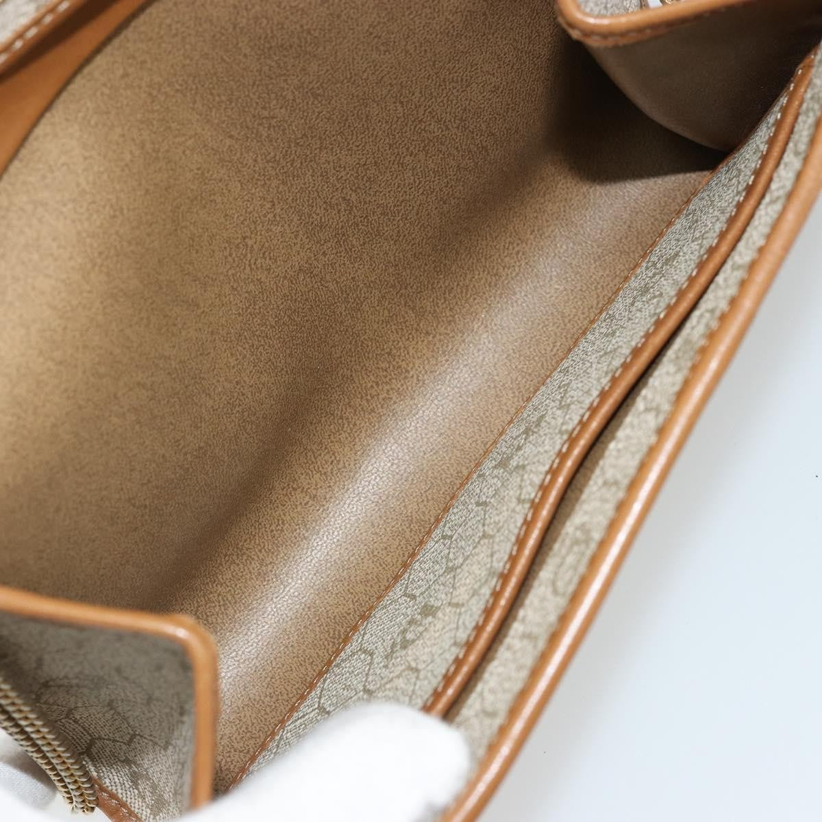Christian Dior Vintage honeycomb clutch Canvas, Beige, Canvas, Clutch