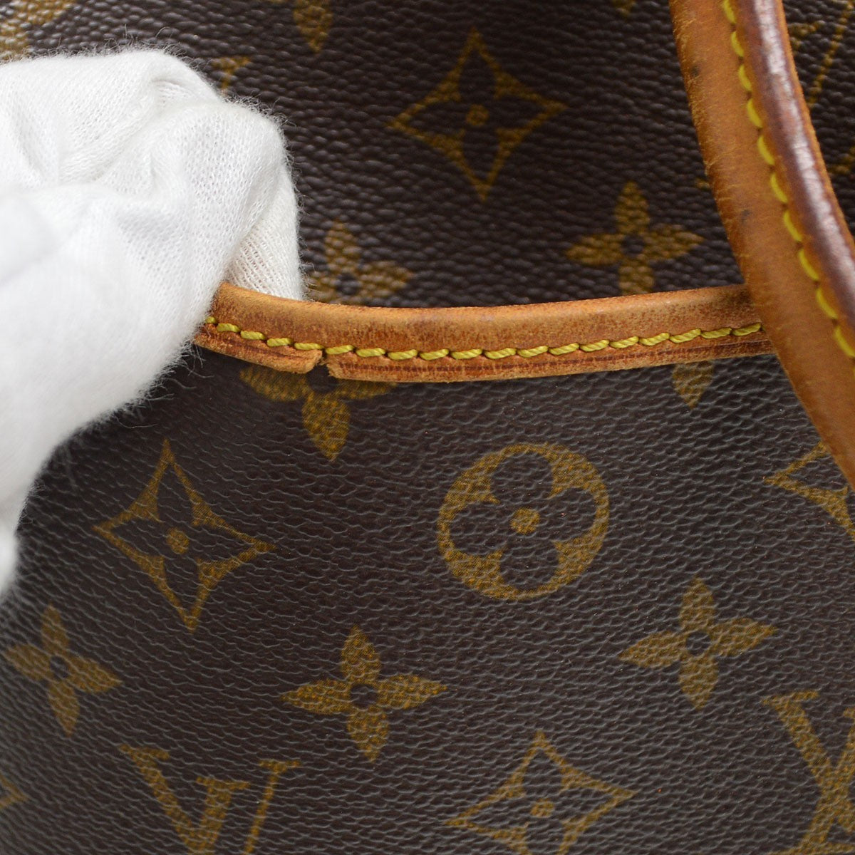 Louis Vuitton Trouville Monogram Canvas, Brown, Canvas, Handbag