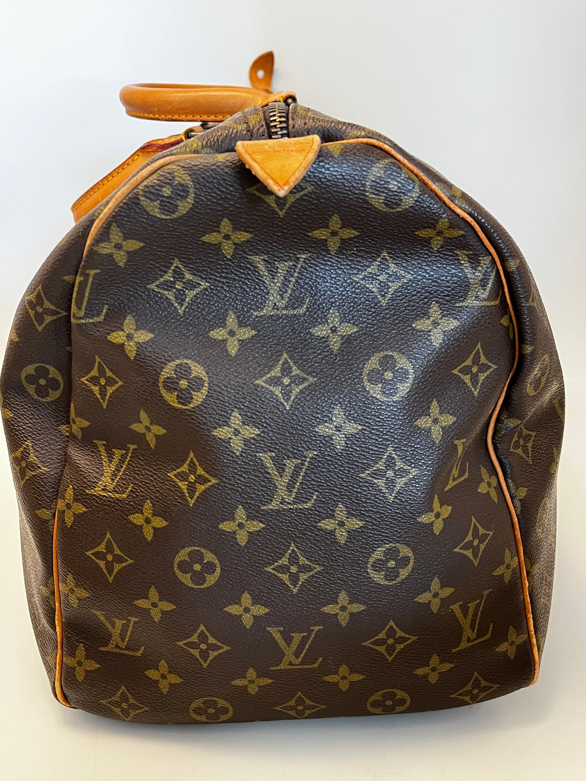 Louis Vuitton Keepall Monogram Canvas, Brown, Canvas, Travel Bag