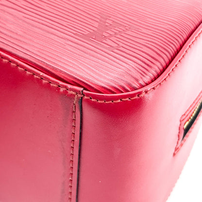 Louis Vuitton Jasmin Epi Leather, Red, Leather, Handbag