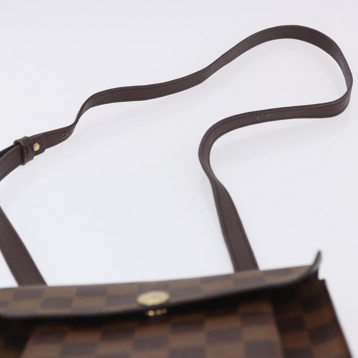 Louis Vuitton Pimlico Damier, Brown, Canvas, Handbag