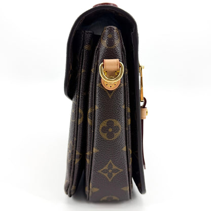 Louis Vuitton Pochette Metis Monogram Canvas, Brown, Canvas, Clutch