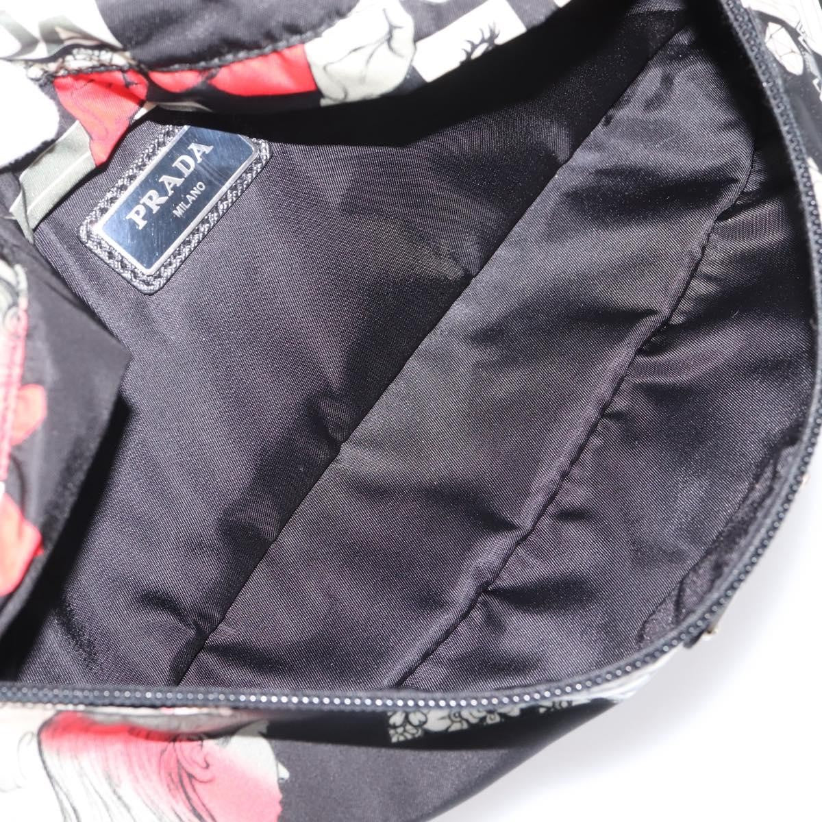 Prada Zip Waist Printed Tessuto, Multicolour, Nylon, Handbag