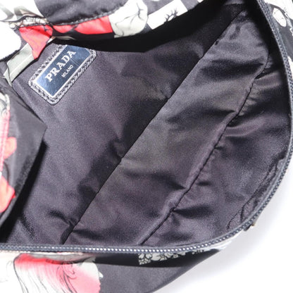 Prada Zip Waist Printed Tessuto, Multicolour, Nylon, Handbag