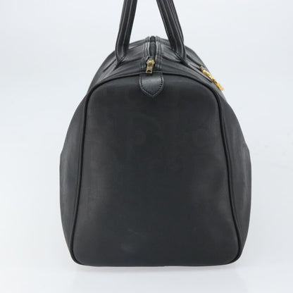 Christian Dior Vintage Trotter Boston Canvas, Black, Canvas, Travel Bag