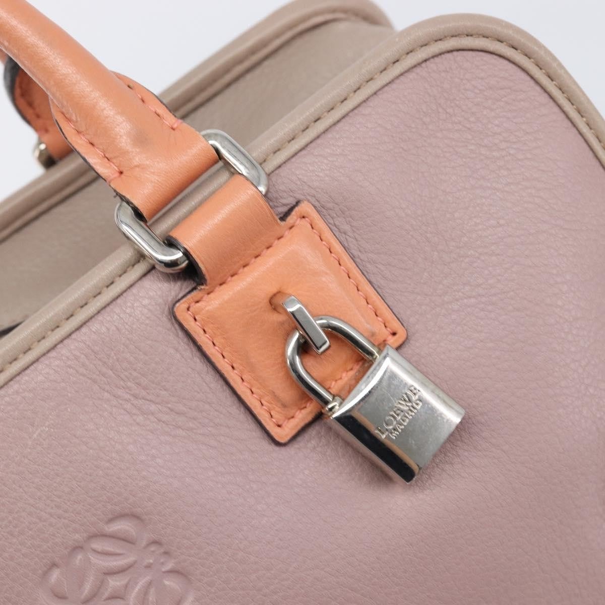 Loewe Amazona Leather, Pink, Leather, Handbag