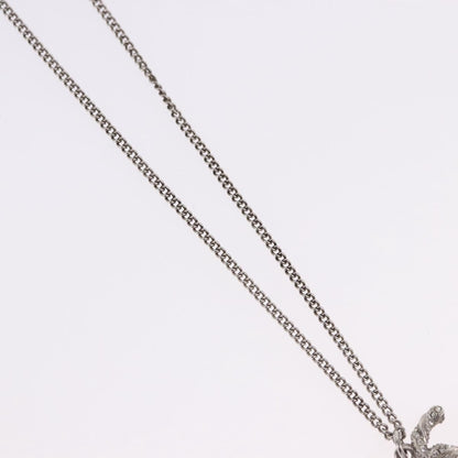 Chanel CC Pearl Drop Pendant Metal with Faux Pearl, Silver, Metal, Necklace
