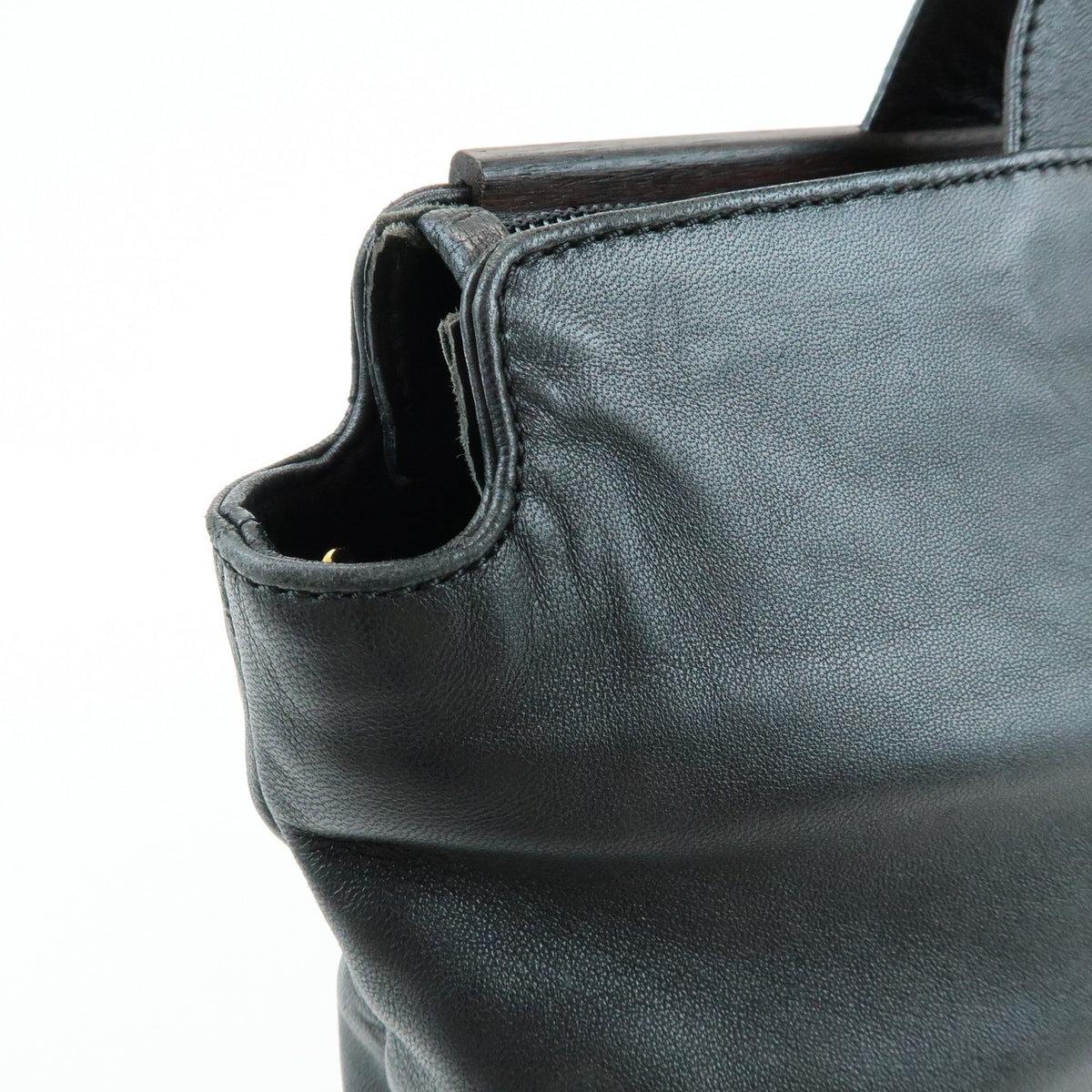 Loewe Tote Leather, Black, Leather, Tote Bag