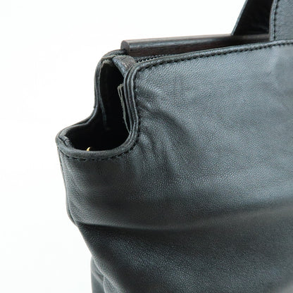 Loewe Tote Leather, Black, Leather, Tote Bag