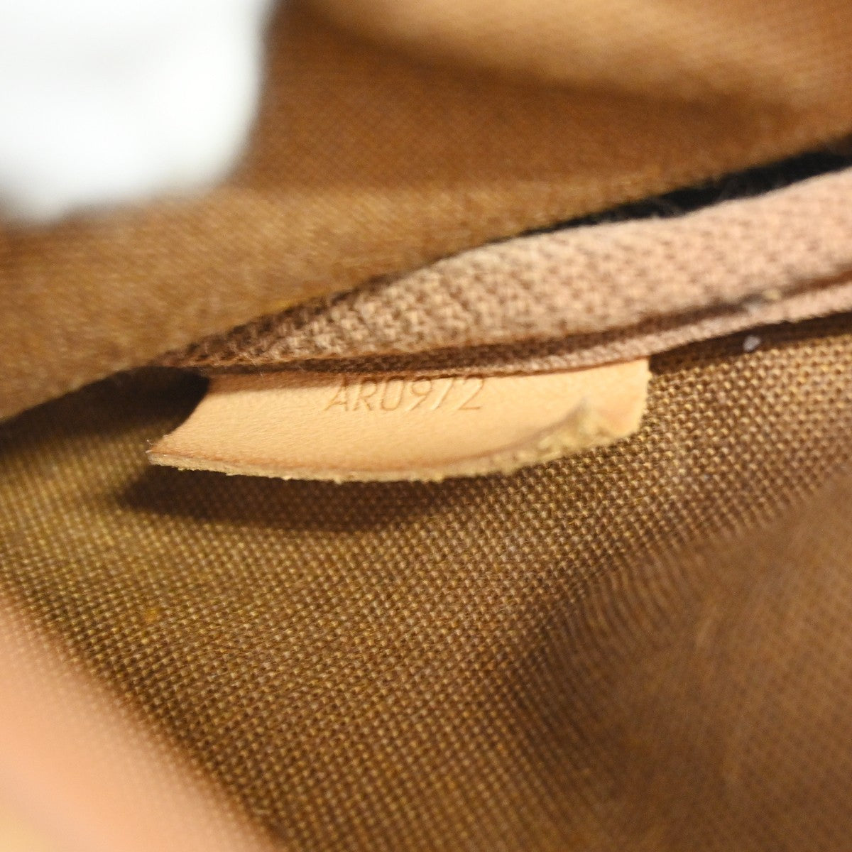 Louis Vuitton Saumur Canvas, Brown, Canvas, Shoulder Bag