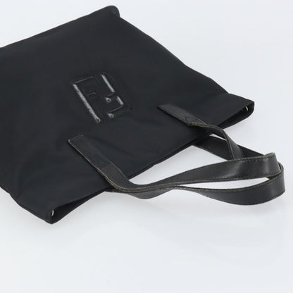 Fendi Vintage FF Nylon, Black, Nylon, Tote Bag