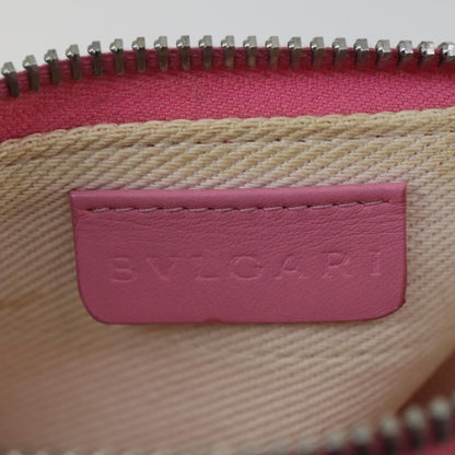 Bvlgari Logomania Canvas with Leather, Pink, Canvas, Shoulder Bag