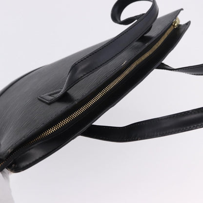 Louis Vuitton Saint Jacques Leather, Black, Leather, Shoulder Bag