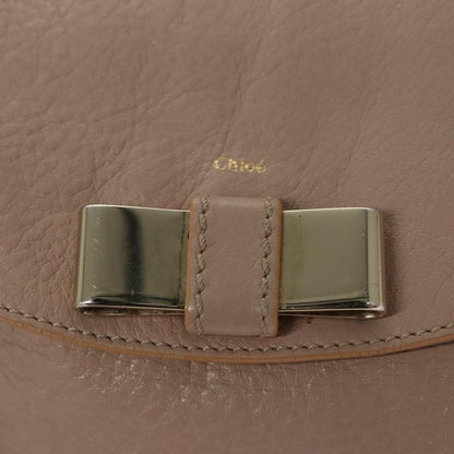 Chloe Lily Leather, Pink, Leather, Handbag