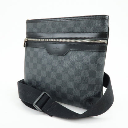 Louis Vuitton Thomas Damier Graphite, Black, Canvas, Handbag
