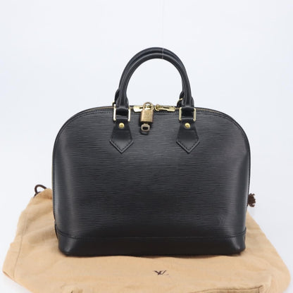 Louis Vuitton Vintage Alma Epi Leather, Black, Leather, Handbag