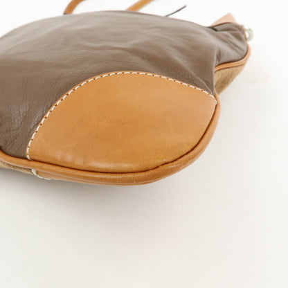 Burberry Blue Label Suede, Brown, Suede, Shoulder Bag