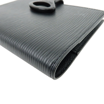 Louis Vuitton Ring Agenda Cover Epi Leather, Black, Leather, Briefcase