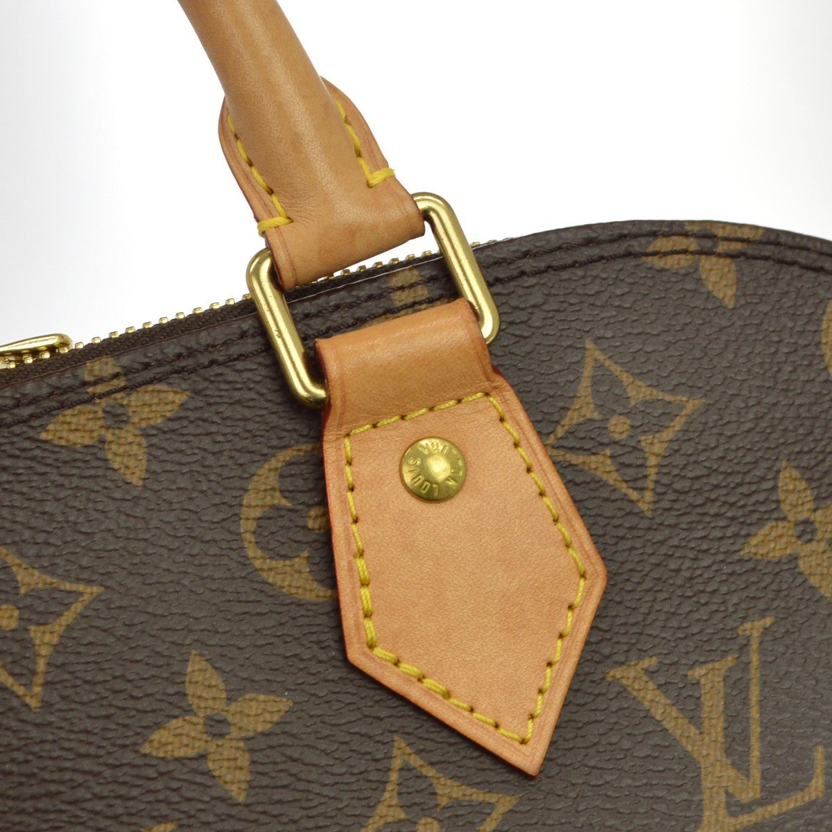 Louis Vuitton Alma Monogram, Brown, Canvas, Handbag