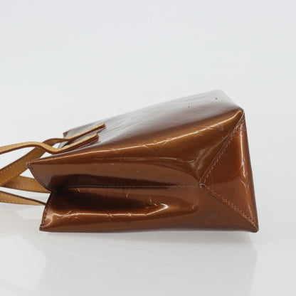 Louis Vuitton Reade Monogram Vernis, Brown, Patent Leather, Handbag