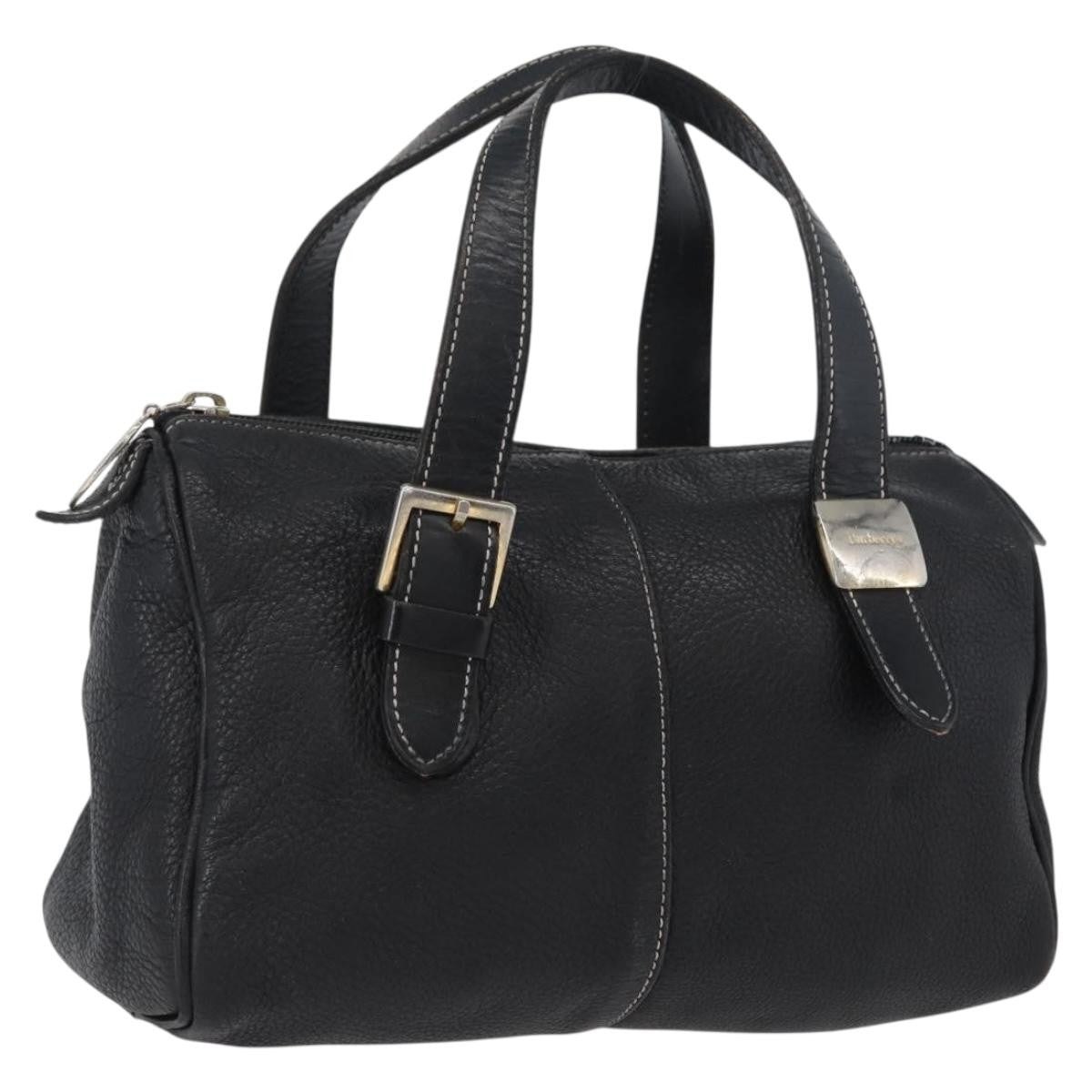 Burberry Vintage Leather, Black, Leather, Handbag