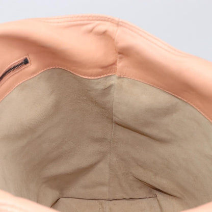 Bottega Veneta Regent Leather with Intrecciato Detail, Pink, Leather, Tote Bag