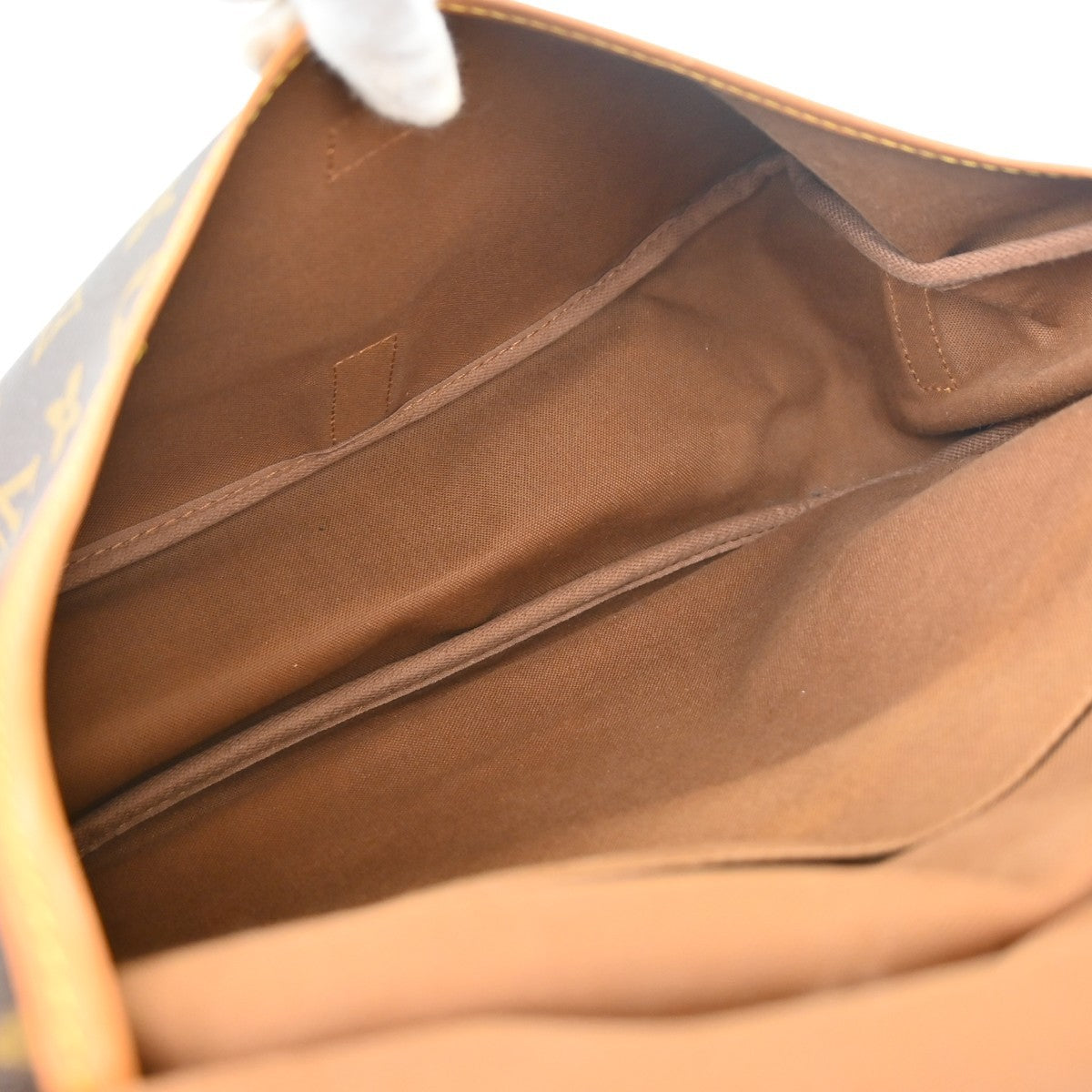 Louis Vuitton Saumur Monogram Canvas, Brown, Canvas, Shoulder Bag