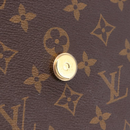 Louis Vuitton Locky Monogram Canvas with Leather, Red, Canvas, Handbag